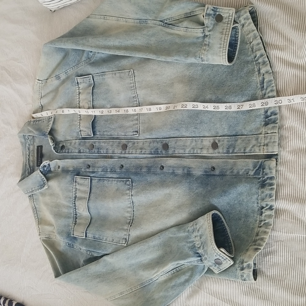 Oversized Jeans Shirt Jacket